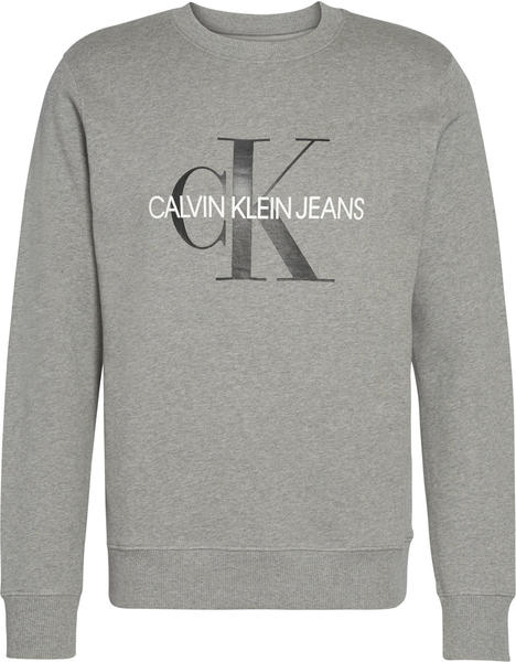 Calvin Klein Iconic Monogram Crewneck (J30J314313) Mid Grey Heather