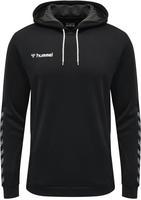 Hummel 204930-2114, hummel Hmlauthentic Poly Hoodie - Herren - black/white - M