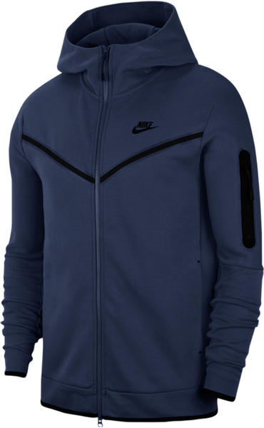 Nike Tech Fleece Windrunner Full Zip Hoodie (CU4489) midnight navy/black  Test - TOP Angebote ab 79,54 € (Oktober 2022)
