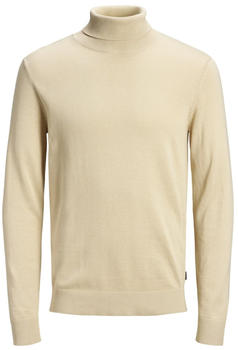 Jack & Jones Emil Rollneck Knitted Pullover (12157417) oatmeal