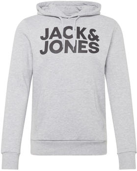 Jack & Jones Jjecorp Logo Sweat Hood Noos (12152840) light grey melange 1