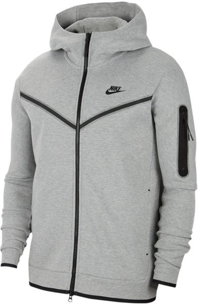 Nike Tech Fleece Windrunner Full Zip Hoodie (CU4489) dark grey