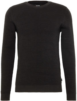 Jack & Jones Liam Plain Knitted Pullover (12157344) black
