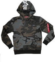 Alpha Industries Kapuzensweatshirt "BACK PRINT HOODY", Baumwollmischung, regular fit