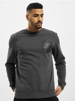 Urban Classics Sweatshirt Contrast Pocket grey (TB1034CHALEA)