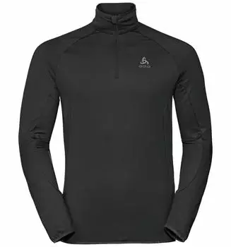 Odlo Men's Carve Light 1/2 Zip Midlayer black