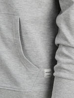 Jack & Jones Kapuzensweatjacke "JJEBASIC Hoodie mit Rippb&uuml;ndchen und angenehmem