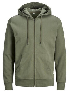 Jack & Jones Jjebasic Sweat Zip Hood Noos (12181901) dusty olive