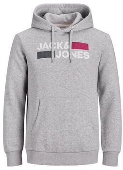 Jack & Jones Jjecorp Logo Sweat Hood Noos (12152840) light grey melange