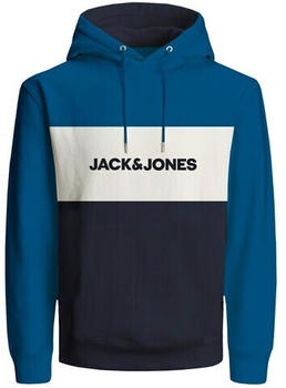 Jack & Jones Jjelogo Blocking Sweat Hood Sts (12172344) classic blue