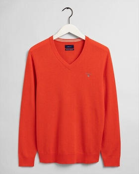 GANT Lambswool-pullover Mit V-ausschnitt (86212-836) atomic orange