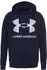 lught gray: Under Armour UA Rival Fleece Big Logo Hoodie (1357093)
