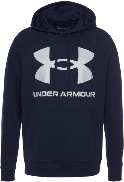 Under Armour UA Rival Fleece Big Logo Hoodie (1357093) lught gray