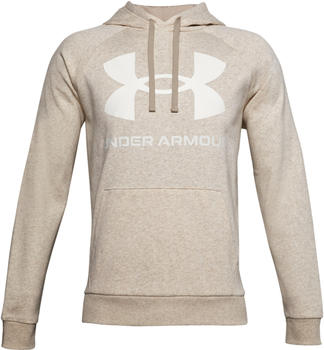 Under Armour UA Rival Fleece Big Logo Hoodie (1357093) highland buff light heather