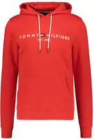 Logo Hoodie von Tommy Hilfiger in der farbe Weiss und in gr&ouml;&szlig;e XXL. Herren