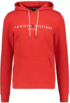 Tommy Hilfiger Organic Cotton Blend Logo Hoody red (MW0MW11599-SNE)