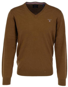 GANT V-neck Sweater (83102-389) butternut melange