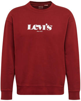 Levi's Relaxed Graphic Crew Sweatshirt (38712) madder brown