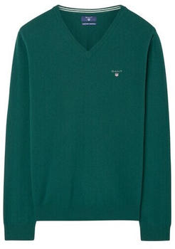 GANT Lambswool-pullover Mit V-ausschnitt (86212-374) tartan green