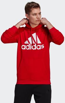 Adidas Essentials Fleece Big Logo Hoodie scarlet/white (GM6968)