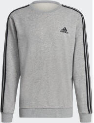 Adidas Essentials French Terry 3 Stripes Sweatshirt medium grey heather/black (GK9101)