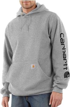 Carhartt Midweight Hooded Logo Sweatshirt grey/black (K288)