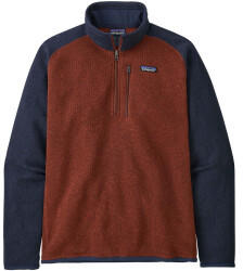 Patagonia Men's Better Sweater 1/4-Zip (25523) barn red/new navy