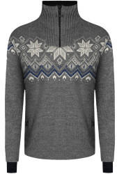 Dale of Norway Fongen Weatherproof Sweater (93971) smoke/off white/indigo