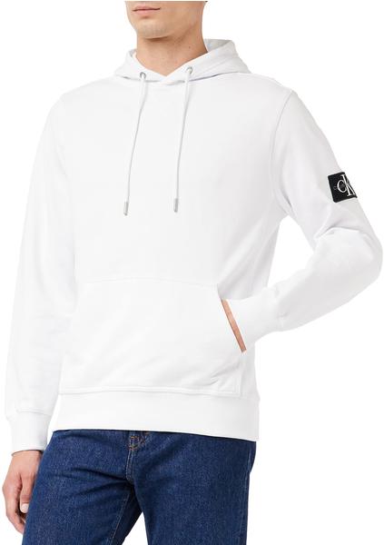 Calvin Klein Organic Cotton Badge Hoodie (J30J314036) white