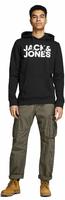 Jack & Jones Kapuzensweatshirt "JJECORP Kapuze und Frontprint", bedruckt, modisch,