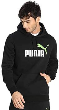 Puma ESS 2 Col Big Logo Hoodie (586764) puma black/green flash