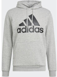 Adidas Essentials Fleece Big Logo Hoodie medium grey heather/black (GK9577)