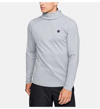 Under Armour UA RUSH Hoodie with Print and Zip (1366171) concrete/phoenix fire