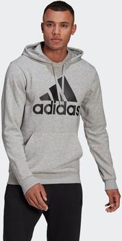 Adidas Essentials Big Logo Hoodie medium grey melange (GK9541)