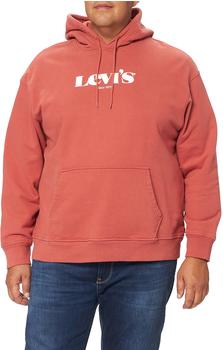 Levi's Relaxed Graphic Graphic Serif Hoodie (38479) marsala