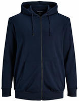 Jack & Jones PlusSize Kapuzensweatjacke "BASIC SWEAT ZIP HOOD" bis Gr&ouml;&szlig;e 6XL