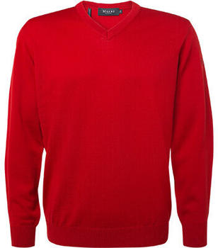 März V-Pullover Superwash Classic Fit (490400-449) red