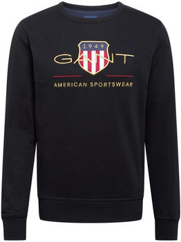 GANT Archive Shield Crew Sweatshirt black