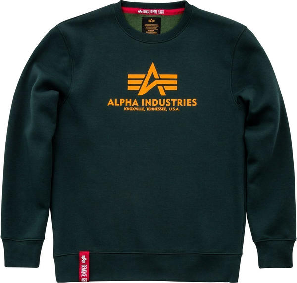 Alpha Industries Basic Sweater green/yellow (178302-353)