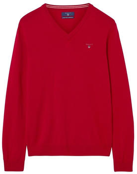 GANT Lambswool-Pullover mit V-Ausschnitt bright red (86212-620)