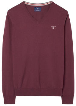GANT V-Neck Sweater dk. burgundy mel (83102-678)