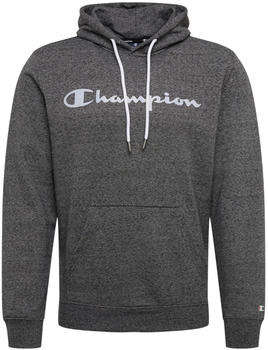 Champion Mesh Effect Script Logo Hoodie (214138-EM502) dark grey