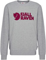 FJ&Auml;LLR&Auml;VEN Logo Sweatshirt Herren in grey-melange, Gr&ouml;&szlig;e XL - grau