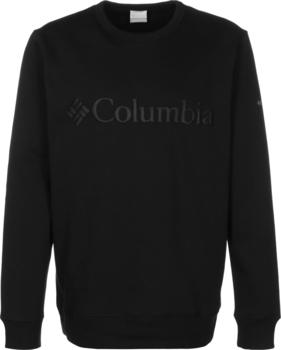 Columbia Logo Fleece Crew (1884931) black puff logo