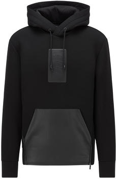 Hugo Boss Relaxed-Fit Kapuzen-Sweatshirt mit Logo-Aufnäher - Sly AJ 50456406 Schwarz