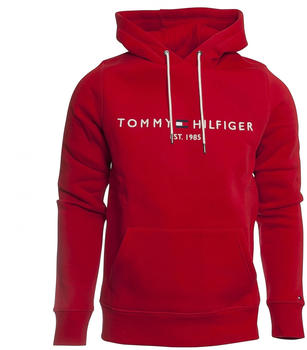 Tommy Hilfiger Logo Flex Fleece Hoody haute red (MW0MW10752)