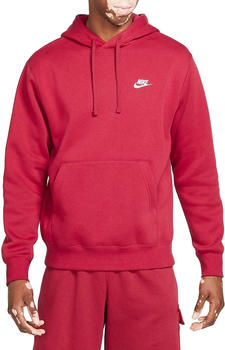 Nike Club Fleece Hoodie pomegranate/pomegranate/white (BV2654-690)