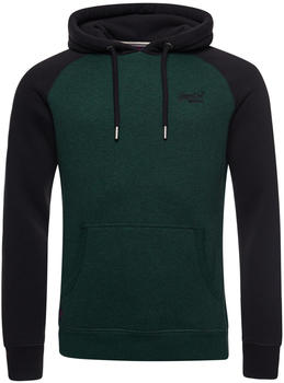 Superdry Vintage Logo Embroidered Baseball Hoodie Heritage Pine marl/Vintage Wash black (M2011398A-6CX)