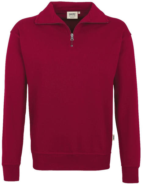 Hakro Zip-Sweatshirt Premium (451) wine red