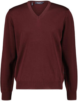 Maerz V-Pullover Superwash Classic Fit rot (490400-466)